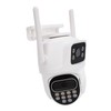 Security Camera Outdoor Dual Lens Surveillance Camera 2.4G Wifi Night