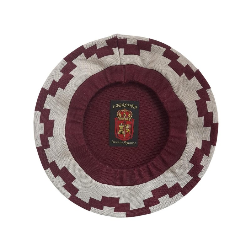 Boina De Hilo Guarda Pampa Beret Gaucho Style Classic Argentinian