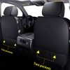 LUCKYMAN CLUB 2 Front Silverado Seat Covers Fit for 2007-2023