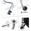 ARSPORT Exhaust Header / Muffler for minibikes 196cc-224cc Torque converter