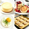 12Pcs 18/8 Stainless Steel Cookie Cutters Set with 4Pcs Measuring