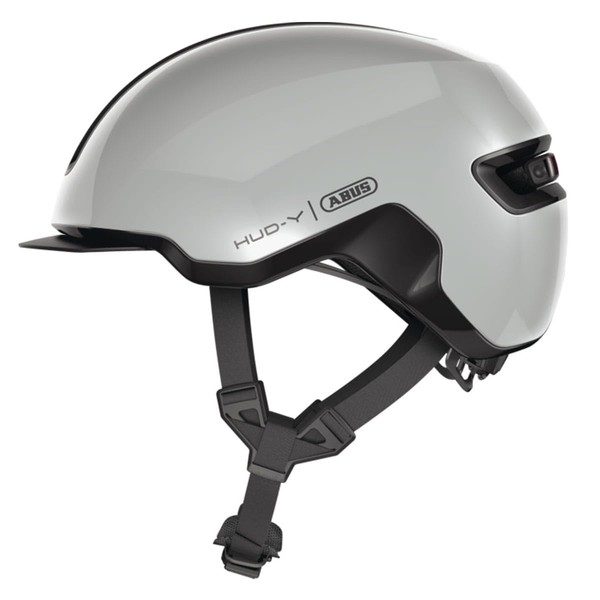 ABUS HUD-Y 2.0 Urban Adult Helmet, Race Grey, Size M