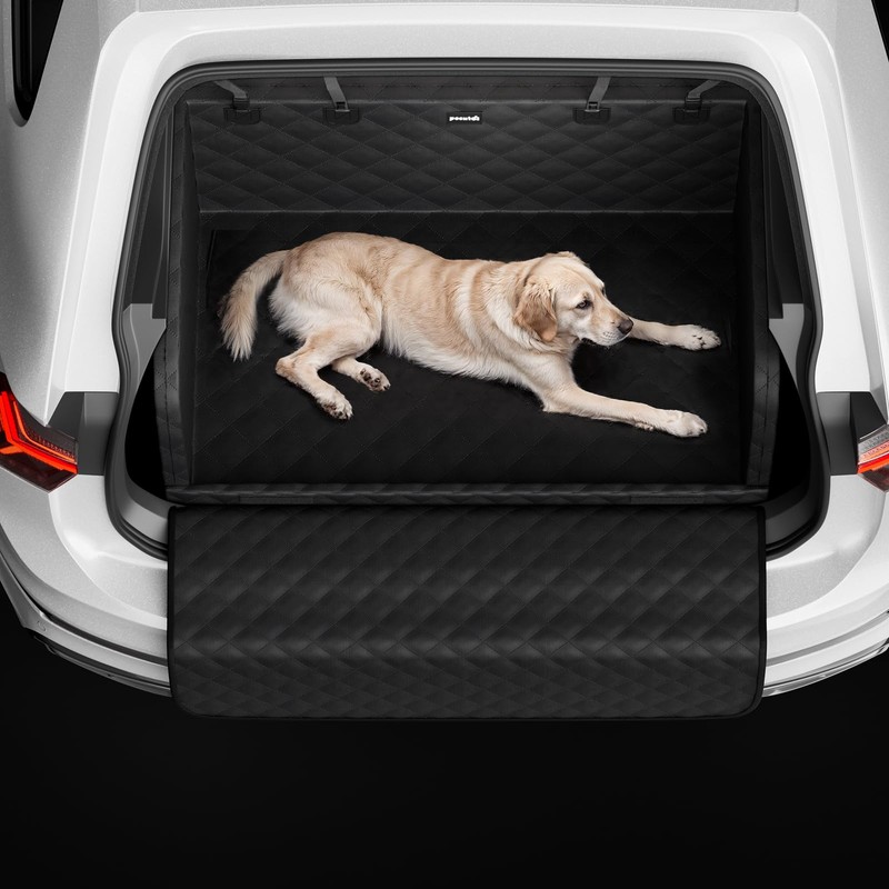 Pecute SUV Cargo Liner for Dogs, Water Resistan Pet Trunk