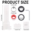 BOXOB Four in One Tub Spout Adapter, Bathtub Faucet Adapter