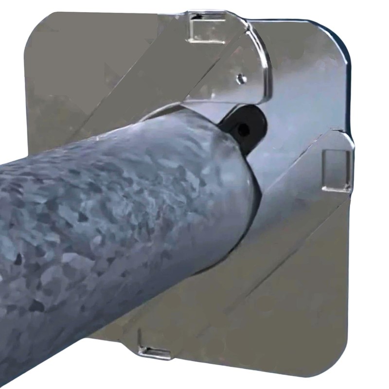 X-Plate Universal Escutcheon Plate - Unfinished - Fits Pipes from