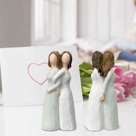 ARYDGELL Friendship Gifts for Women, Sister Birthday Gifts, Sisters Gifts from Sisters, for Women, for Female Friends, Forever Friends, Bestie Gift-Hand-Painted Figurines