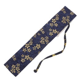 VILLFUL Vintage Japanese Folding Fan Protective Pouch Portable Hand Fan Storage Bag Lightweight Festival Carrying Case for Weddings Parties for Friends