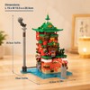 APENGBAOL Japanese Bathhouse Micro Building Blocks, 2657PCS Steampunk Architecture Building