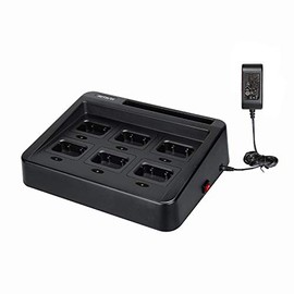 Retevis RT29 Ailunce HD1 Walkie Talkie Six-Way Charger, Practical Multi Charger Compatible with Retevis RT29 Ailunce HD1 Two Way Radio (1 Pack)