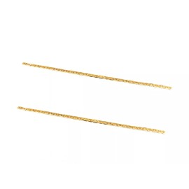 Unbranded 18k Layered real gold filled links chains anklet 10"