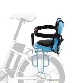 FTUREPAC Kids Bike Seat, Child Carrier Bike Chair, Child Bike Seat with Guardrail & Footrests, Rear Mount Bike Seat Baby Bike Seat Suitable for All Types of Bicycles