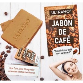 Ultramo Jabón De Café Ultramo Original Aclarador De Manchas Oscuros