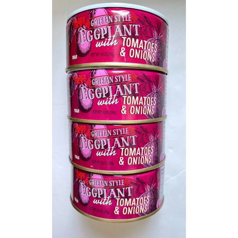 Trader Joe's 4 Packs Trader Joe’s GRECIAN STYLE EGGPLANT with