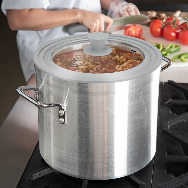 TOPULORS Universal Lid for Pots, Pans and Skillets, Tempered Glass