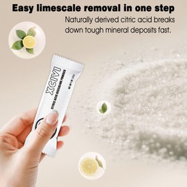 xcivi 4 Pack Coffee Machine Cleaner and Descaler, Automatic Coffee Pots & Makers & Espresso Machines Descaler, Compatible with Keurig Breville Nespresso Delonghi Ninja Automatic Coffee Makers