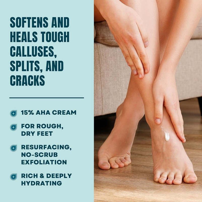 AmLactin Foot Repair Cream - Therapeutic Foot Cream for Dry