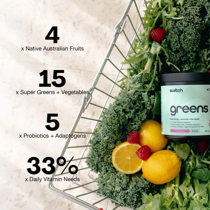 Switch Nutrition Greens Cloudy Apple 250g