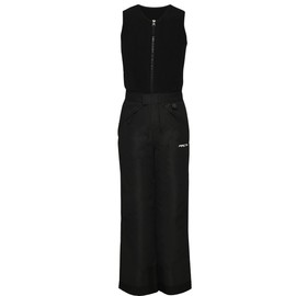 Arctix Kids Limitless Fleece Top Bib Overalls, Black, X-Large Husky