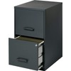 Office Designs 2 Drawer Vertical File Cabinet, Graphite, Letter, 18''D