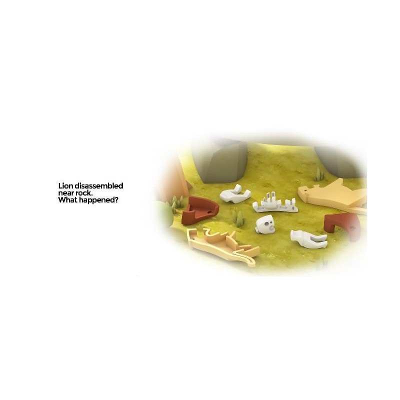 Halftoys RFD232 Puzzle Toy, Beige