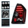 AmeriLite L.E.D Taillights Black for Chrysler 300/300C - Passenger and