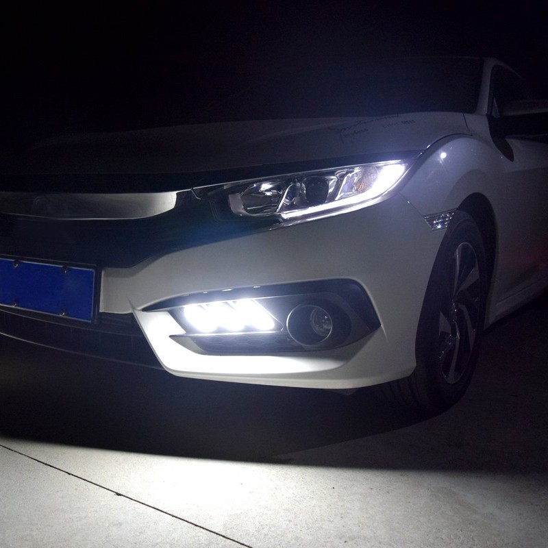 Allinoneparts LED Daytime Running Light Driving Lamps Replacement for 2016-2018