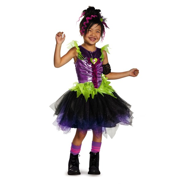 Disguise Tutu'riffic Pop Rock Diva Girls Costume, X-Small (3T-4T)