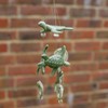 Clay Motif Hand Crafted Ornamental Garden Turtle Wind Chime