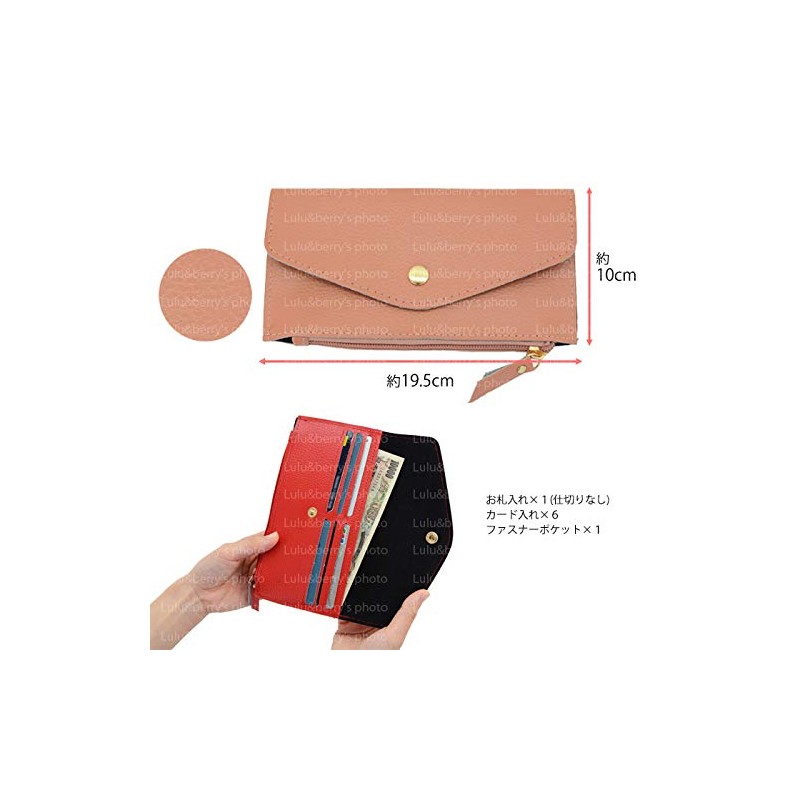 Lulu & berry Thin Long Wallet, Women's, Men's, Thin Wallet,
