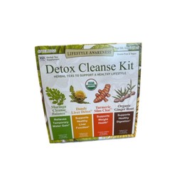 Lifestyle Awareness Detox Cleanse Kit, Herbal Teas to Support a Healthy Lifestyle 40 teabags