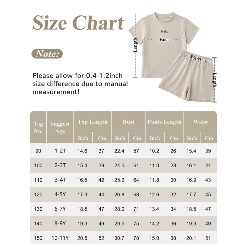 [Maeau] ガールズ半ズボン セパレート お洒落 パンツ 出産祝い ベージュ 90