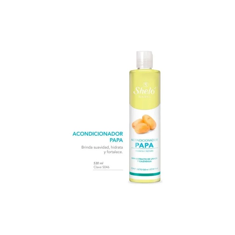 Acondicionador De Papa Crece Cabello Evita Caída Shelo Nabel