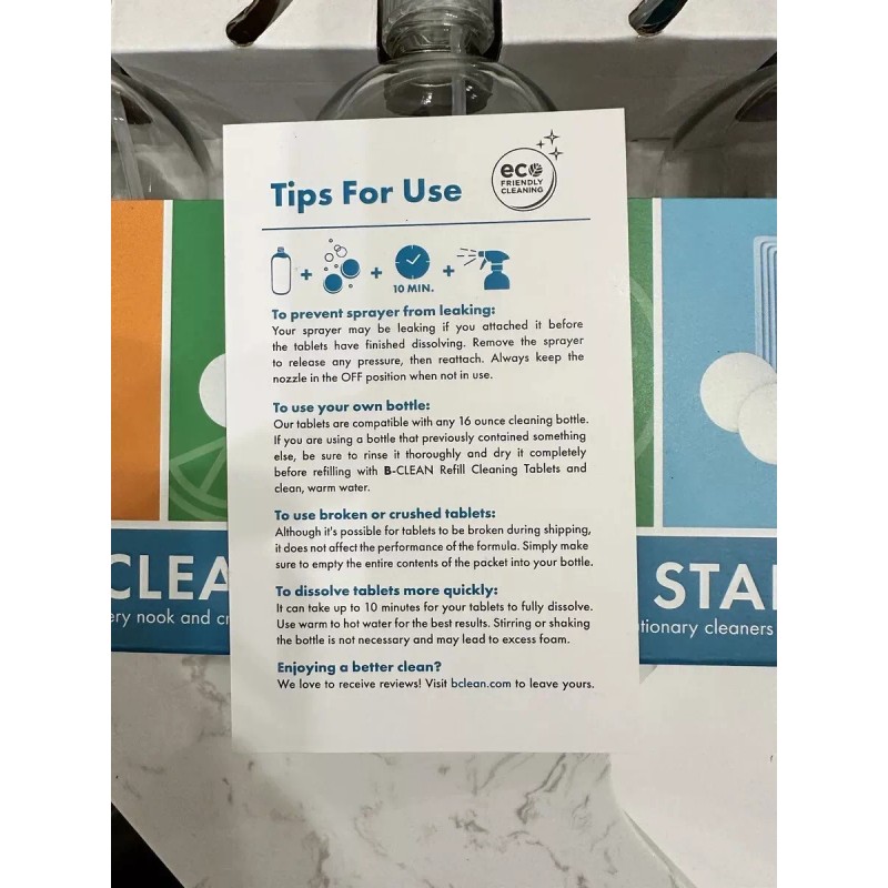 Boulder Clean Surface Cleaning Refill Kit - 16oz, Includes 3x