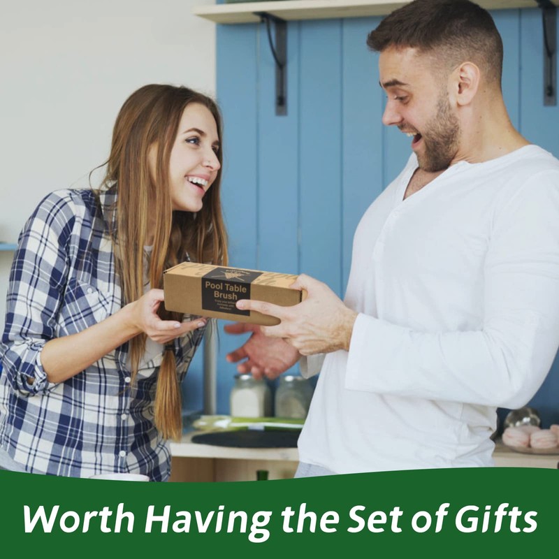 Adhafera Pool Table Brush for Felt, Billiard Brush Set with