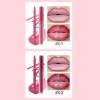 Set De Delineador Labial Y Pintalabios Maquillaje De Larga