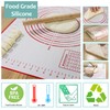 SiliQueen Silicone Pastry Baking Mat with Measurements Extra a Brush