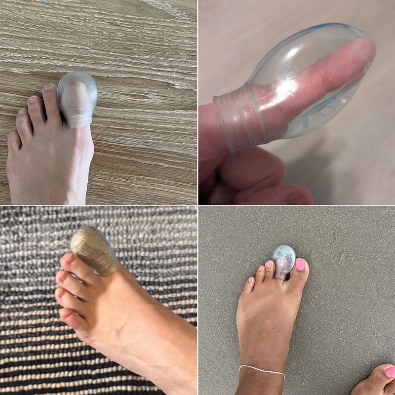 Waterproof Finger Protectors 3 Small 3 Large Waterproof Toe Cover