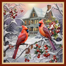 Dooxvey Embroidery Kit for Beginners, Full Range Embroidery Starter Kit with Pattern and Instructions Cross Stitch Kit Embroidery Kits for Adults 11CT (Color Design 32)
