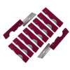 Derma-Safe Derma Safe Folding Razor Knife 10 pack Red for