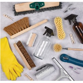 Elliott Deck Scrubbing Broom Head with Natural Union Fibre, Beige, 22cm wide