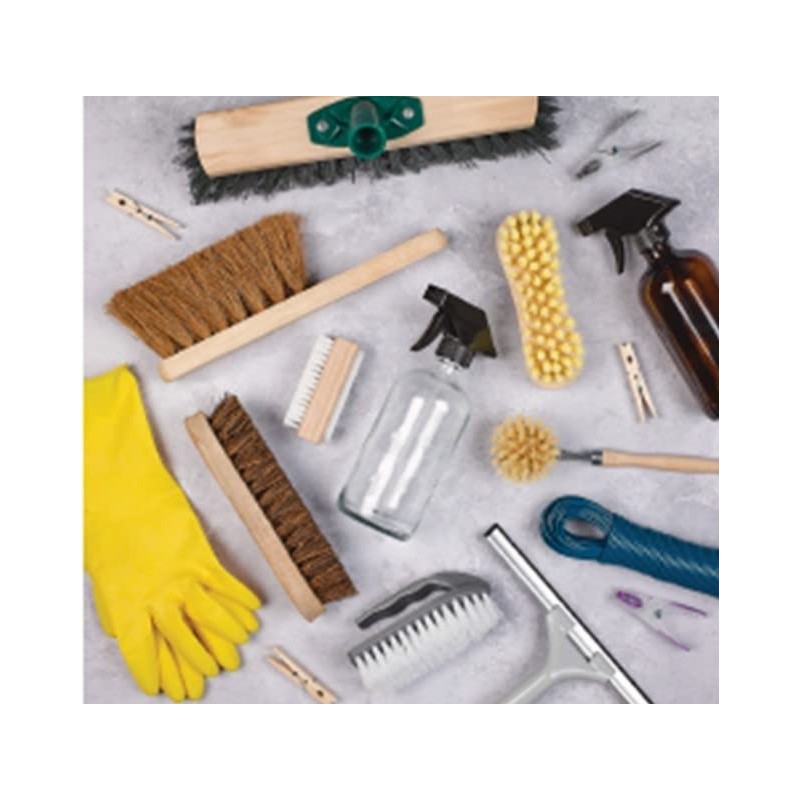 Elliott Deck Scrubbing Broom Head with Natural Union Fibre, Beige,