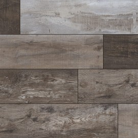 MSI McKenna XL 9 in. x 60 in. Luxury Vinyl Flooring, Rigid Core Planks, LVT Tile, Waterproof LVT, Wood Grain Finish, 12 MIL Wear Layer, 5 mm Thick, 22.44 sq. ft./Case, Windswept Gray Brown
