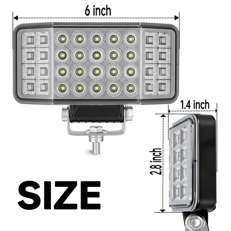 HOZILIFE Side Shooter LED Light Pods, LED Tractor Work Lights
