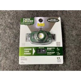 Police Security Twin Power 800 Lumen LED Headlamp With Batteries - 97708