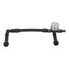Fuel Line with Pressure Gauge Dual Feed Smooth Fuel Flow