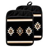 GOOZHO Boho Western Aztec Pot Holders with Pockets, Boho Southwestern