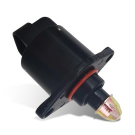 waswale Idle Air Control Valve, Throttle stepper motor idle control valve, for Stable Engine Operation, Replacement of OEM #90380 10526, Compatible with King Kong Idle Motor Idle Speed (Black)