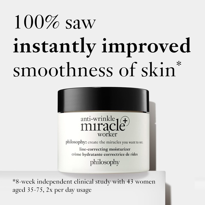 philosophy anti-wrinkle miracle worker day cream 60ml | moisturiser with