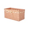 Storage Basket for Gifts Empty, Rectangular Woodchip Basket for Home