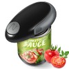 ThriveCan Electric Can Opener, Black, One-Touch Button Operation, Hands-Free, Safety